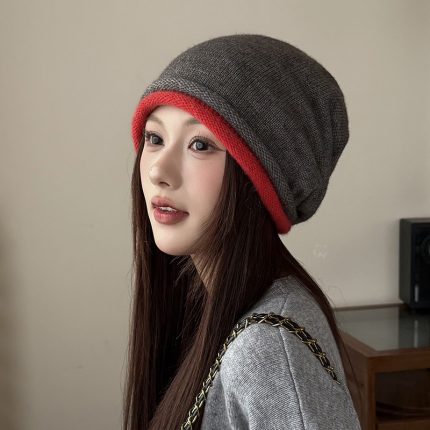 Women's Autumn Winter Fleece Hat, Warm Ear Protection Hat, Fashionable Solid Color Hat, Cold Weather Warm Hat